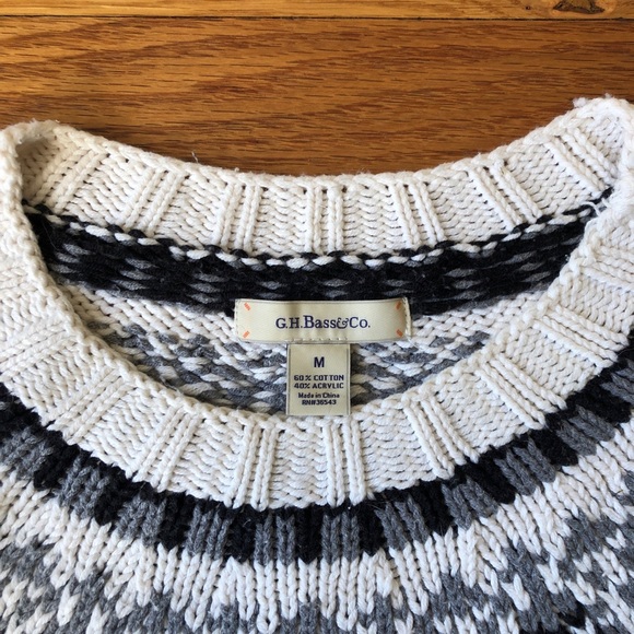 ❄️ GH Bass Nordic Crewneck Sweater ❄️ - Picture 3 of 4